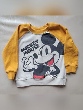 Disney Mickey Mouse Baseball Tee Kids Sweatshirt